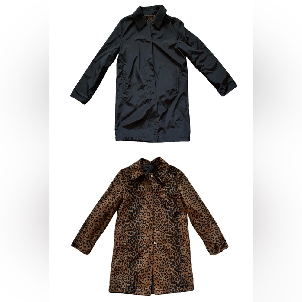 Johnston & Murphy faux fur reversible coat